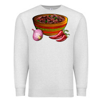 Oatmeal Heather chilli con carne Premium Sweatshirt - AdoDesignShop