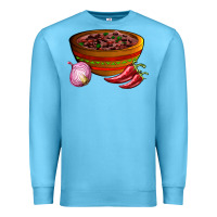 Ocean Blue chilli con carne Premium Sweatshirt - AdoDesignShop