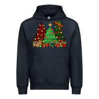 Navy Mexican Christmas trees Urban Hoodie - NancyCooperArtShop