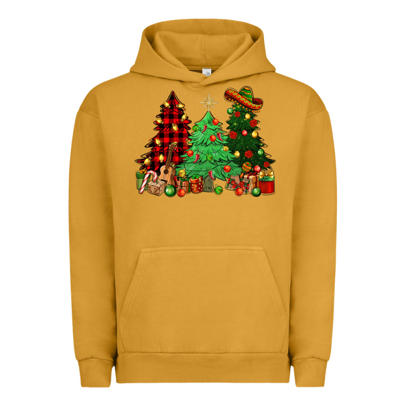 Mexican Christmas Trees Urban Hoodie by NancyCooperArtShop | Teevron