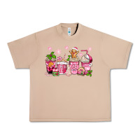 Burro pink christmas coffee cups Urban Heavy Tee - Zillion Design Studio