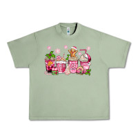 Oil Green pink christmas coffee cups Urban Heavy Tee - Zillion Design Studio