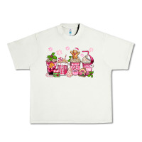 Pistachio pink christmas coffee cups Urban Heavy Tee - Zillion Design Studio