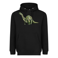 Black dinosaur brontosaurus Heavyweight Hoodie - Artiststas