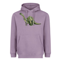 Lavender dinosaur brontosaurus Heavyweight Hoodie - Artiststas