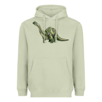 Matcha dinosaur brontosaurus Heavyweight Hoodie - Artiststas