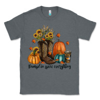 Charcoal Heather pumpkin spice everything Classic Tee - RanaPortraitStore