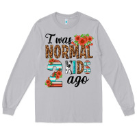 Moon Dust i was normal two kids ago Long Sleeve Tee - texasbilliewilder