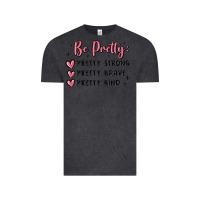 Vintage Black be pretty strong brave kind Vintage Tee - MaliasSmallBusiness