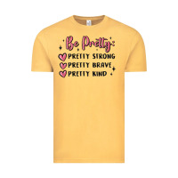 Vintage Mustard be pretty strong brave kind Vintage Tee - MaliasSmallBusiness