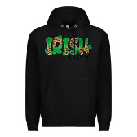 Black ırısh vibes Premium Hoodie - MaliasSmallBusiness