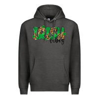 Charcoal Heather ırısh vibes Premium Hoodie - MaliasSmallBusiness