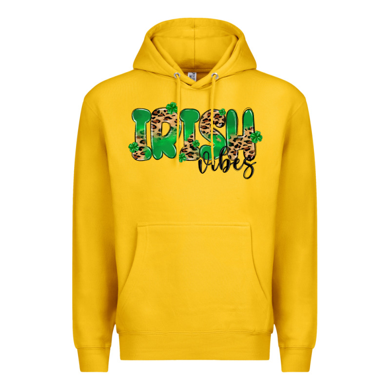 ırısh Vibes Premium Hoodie by MaliasSmallBusiness | Teevron