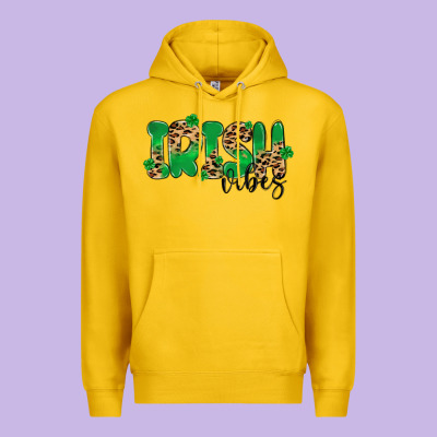 ırısh Vibes Premium Hoodie Designed By Maliassmallbusiness