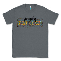 Charcoal Heather simply blessed Classic Tee - BarkalooDesign