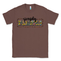 Chestnut simply blessed Classic Tee - BarkalooDesign