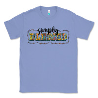 Colony Blue simply blessed Classic Tee - BarkalooDesign