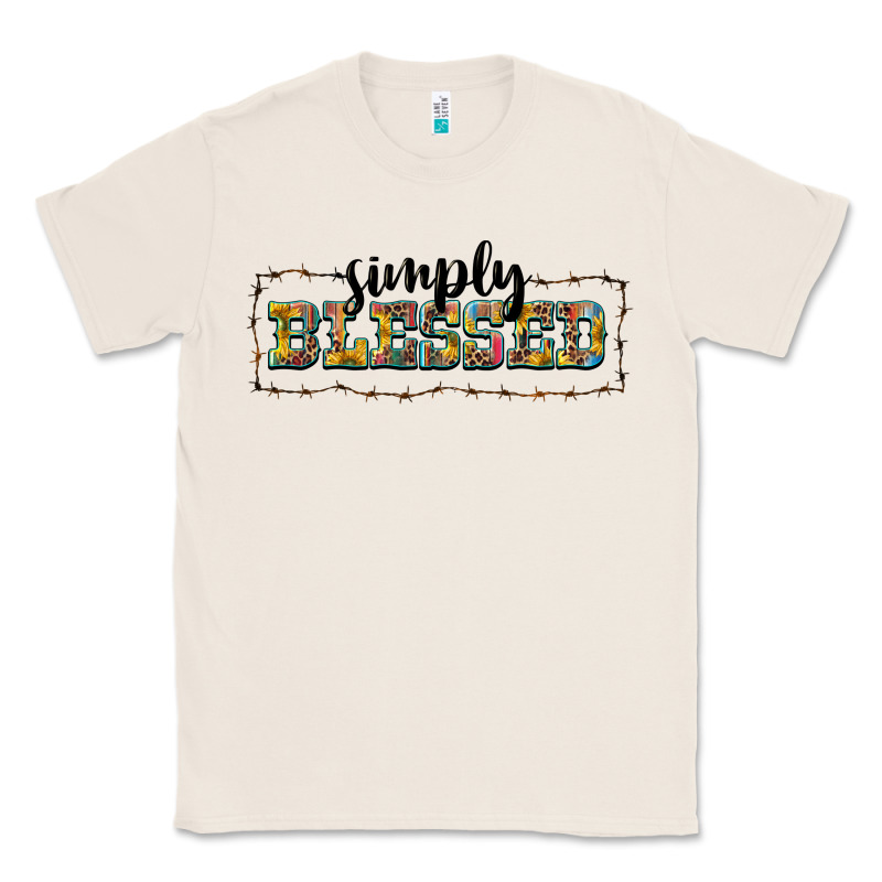 Simply Blessed Classic Tee by BarkalooDesign | Teevron