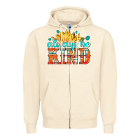 Sandshell always be kind Zipper Hoodie - HRA Design Shop
