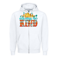 White always be kind Zipper Hoodie - HRA Design Shop