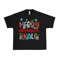 Black merry christmas y'all Urban Heavy Tee - Zillion Design Studio