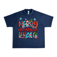 Navy merry christmas y'all Urban Heavy Tee - Zillion Design Studio
