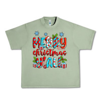 Oil Green merry christmas y'all Urban Heavy Tee - Zillion Design Studio
