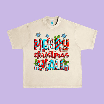 Urban Heavy Tee merry christmas y'all