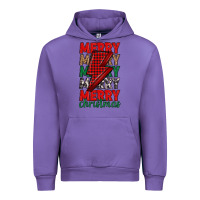 Tulip merry christmas lightning bolt Urban Hoodie - MaliasSmallBusiness
