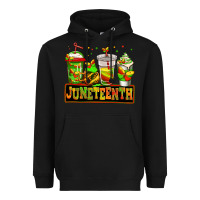 Black juneteenth afro coffee cups Heavyweight Hoodie - Jasminsmagicworld
