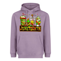 Lavender juneteenth afro coffee cups Heavyweight Hoodie - Jasminsmagicworld