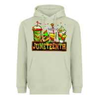 Matcha juneteenth afro coffee cups Heavyweight Hoodie - Jasminsmagicworld