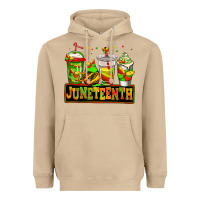 Mushroom juneteenth afro coffee cups Heavyweight Hoodie - Jasminsmagicworld
