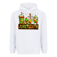 White juneteenth afro coffee cups Heavyweight Hoodie - Jasminsmagicworld