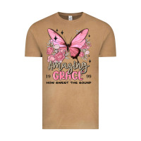 Amazing Grace How Sweet The Sound Butterfly Vintage Tee | Teevron