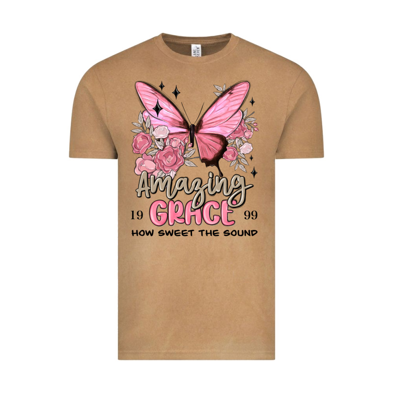 Amazing Grace How Sweet The Sound Butterfly Vintage Tee by MaliasSmallBusiness | Teevron