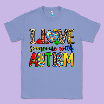 I Love Someone With Autism Classic Tee Designed By Zillion Design Studio