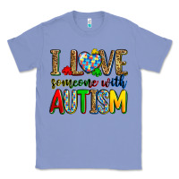Colony Blue i love someone with autism Classic Tee - Zillion Design Studio