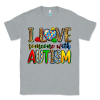 Heather Grey i love someone with autism Classic Tee - Zillion Design Studio