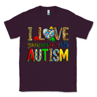 Plum i love someone with autism Classic Tee - Zillion Design Studio