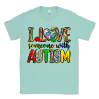 Seafoam i love someone with autism Classic Tee - Zillion Design Studio