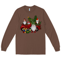 Chestnut christmas gnomes with truck Long Sleeve Tee - RanaPortraitStore