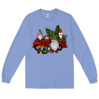 Colony Blue christmas gnomes with truck Long Sleeve Tee - RanaPortraitStore