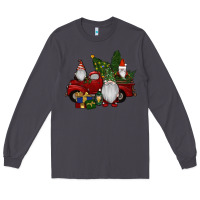 Smoke christmas gnomes with truck Long Sleeve Tee - RanaPortraitStore