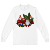 White christmas gnomes with truck Long Sleeve Tee - RanaPortraitStore