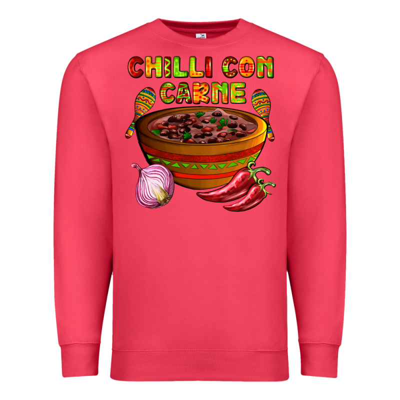 Chilli Con Carne  With Chilli Pepper Premium Sweatshirt by AdoDesignShop | Teevron