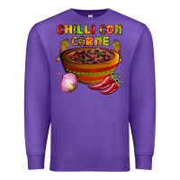 Purple chilli con carne  with chilli pepper Premium Sweatshirt - AdoDesignShop