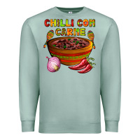 Seafoam chilli con carne  with chilli pepper Premium Sweatshirt - AdoDesignShop