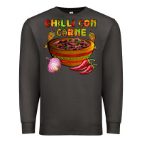 Smoke chilli con carne  with chilli pepper Premium Sweatshirt - AdoDesignShop