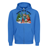 True Royal hanging with my gnomies Zipper Hoodie - FaDigitalArtStudio